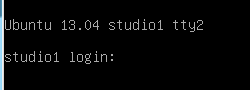 command line login screen